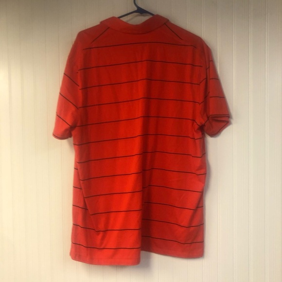 Nike Dri-FIT Red Striped Short Sleeve Polo XL - Picture 4 of 4